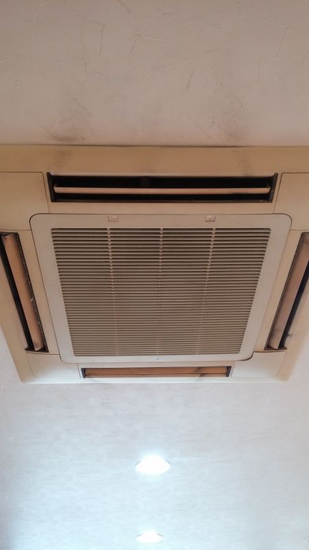 E-36エラー 三菱重工 業務エアコン 空調機修理工事 FDTP140D3(室内機) FDCP140HD3(室外機) 天カセ4方向 愛知県名古屋市