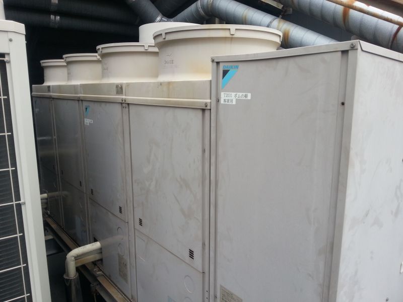 U4エラー ダイキンエアコン10馬力 RSXYP280M 業務用エアコン 空調機修理工事 千葉県柏市 事務所